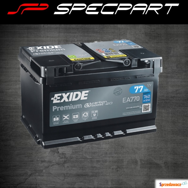 Akumulator 77Ah 760A Exide Premium