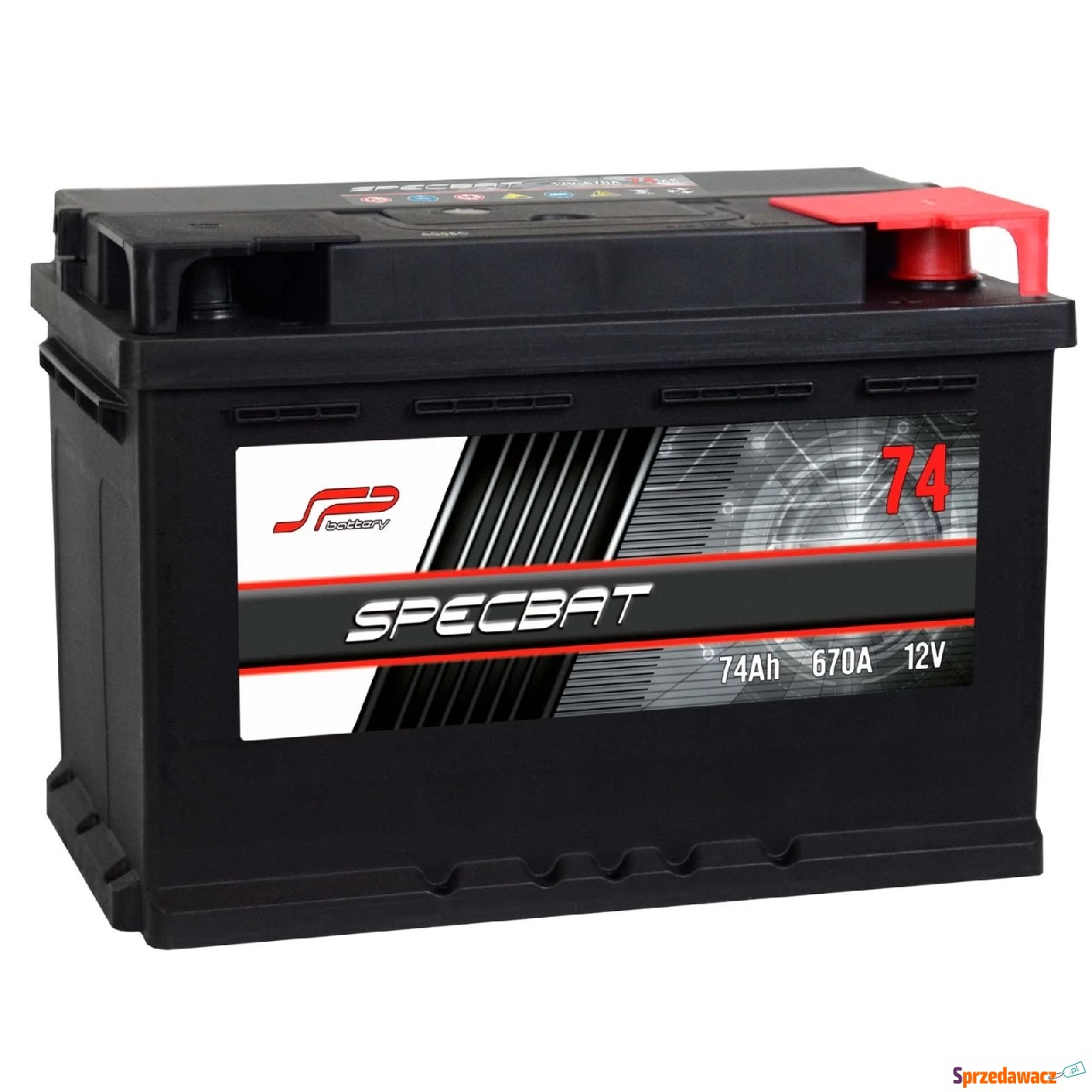 Akumulator 74Ah 670A EN Specpart...