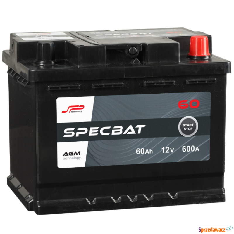 Akumulator 60Ah 600A Specbat Agm...