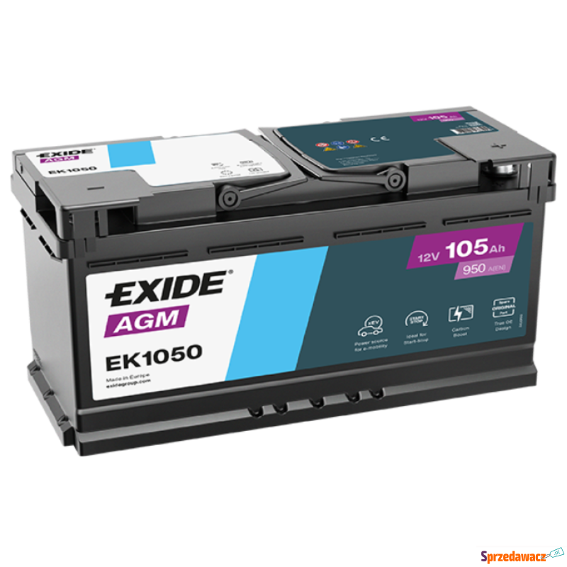 Akumulator 105Ah 950A  Exide Start...