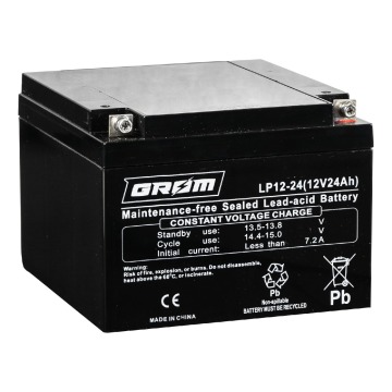 Akumulator 12V 24Ah GROM LP12-24