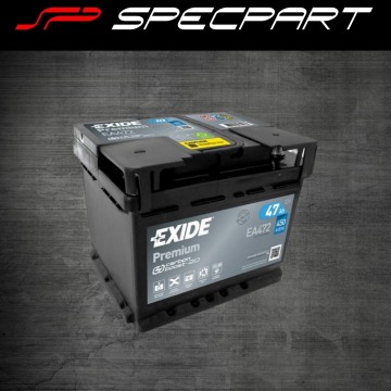Akumulator 47Ah 450A Exide Premium - Akumulatory - Łódź - zdjęcie 1