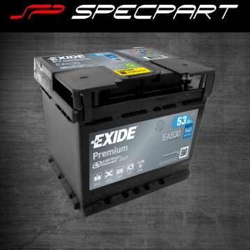 Akumulator 53Ah 540A Exide Premium - Akumulatory - Łódź - zdjęcie 1