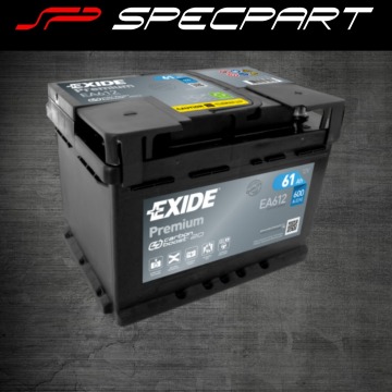 Akumulator 61Ah 600A Exide Premium - Akumulatory - Łódź - zdjęcie 1