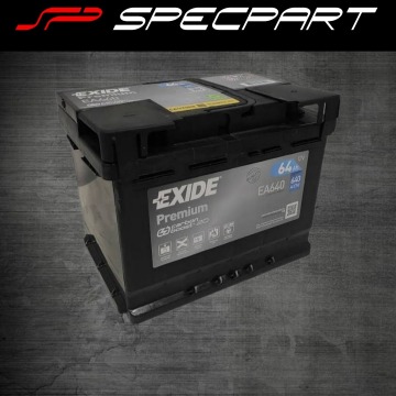 Akumulator 64Ah 640A Exide Premium - Akumulatory - Łódź - zdjęcie 1