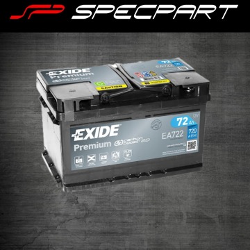 Akumulator 72Ah 720A Exide Premium - Akumulatory - Łódź - zdjęcie 1