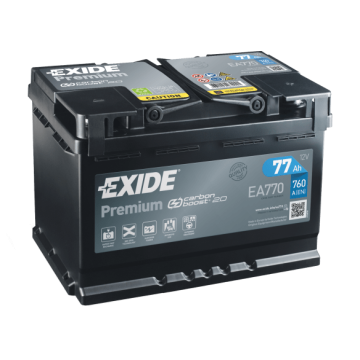 Akumulator 77Ah 760A Exide Premium EA770 Darmowy... - Akumulatory - Radom - zdjęcie 1