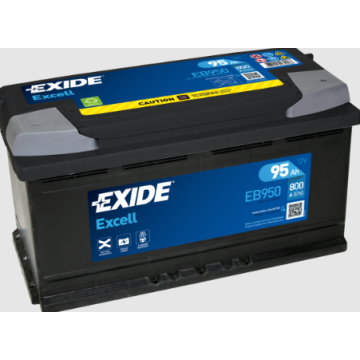 Akumulator 95Ah 800A  Exide Excell EB950 Prawy... - Akumulatory - Kalisz - zdjęcie 1