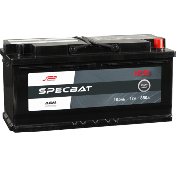 Akumulator 105Ah 850A Specbat Agm Start&Stop Prawy... - Akumulatory - Kalisz - zdjęcie 1