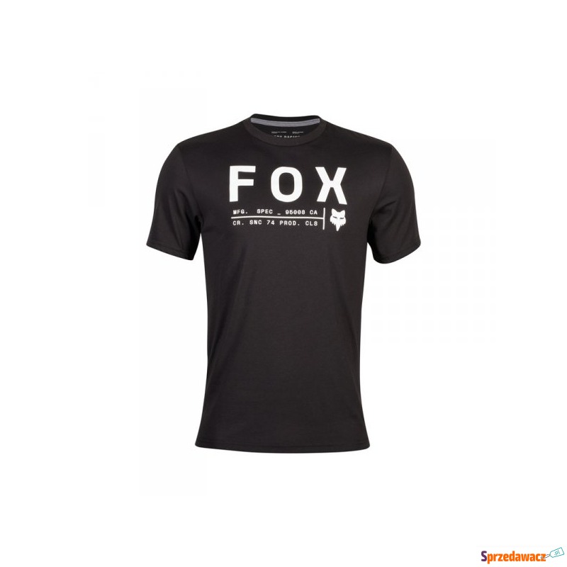 FOX T-SHIRT NON STOP TECH BLACK - Odzież motocyklowa - Radom