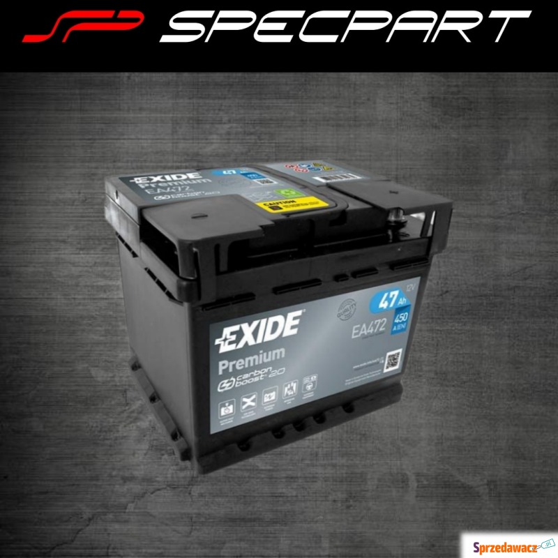 Akumulator 47Ah 450A Exide Premium - Akumulatory - Łódź