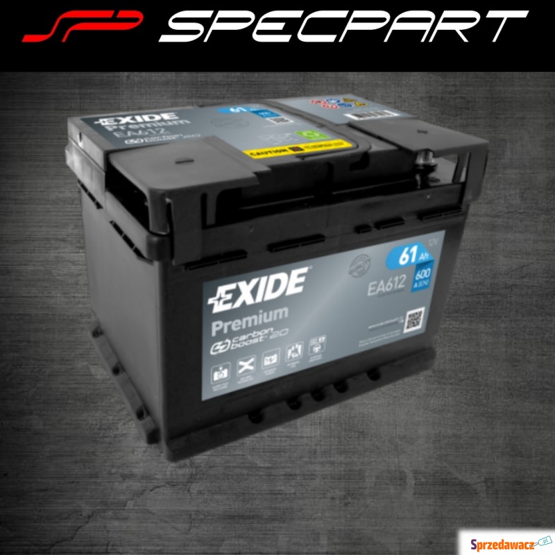 Akumulator 61Ah 600A Exide Premium - Akumulatory - Łódź