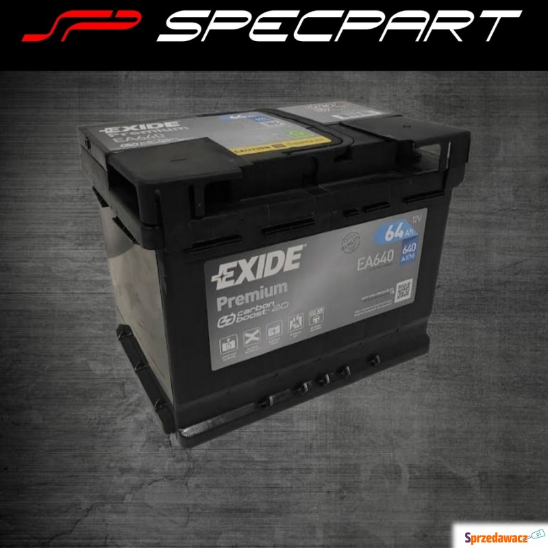 Akumulator 64Ah 640A Exide Premium - Akumulatory - Łódź