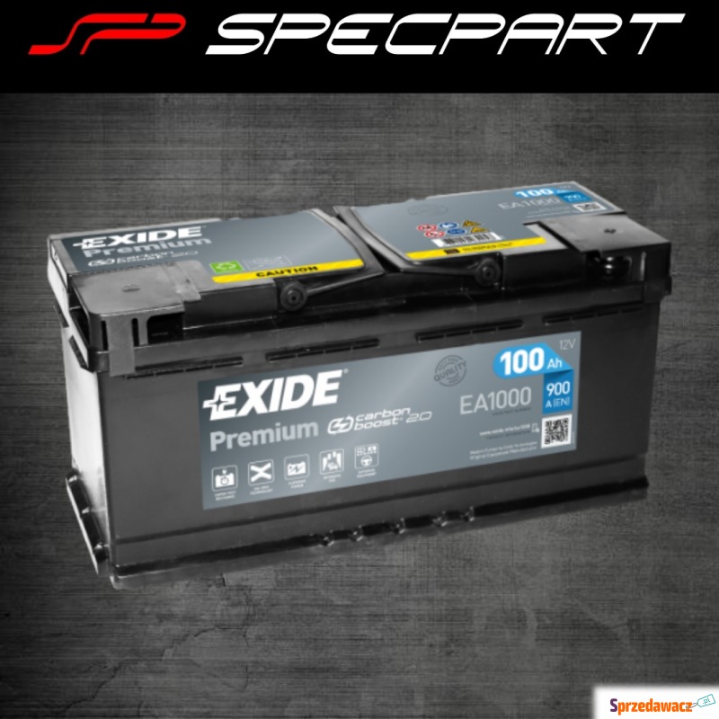Akumulator 100Ah 900A Exide Premium - Akumulatory - Łódź