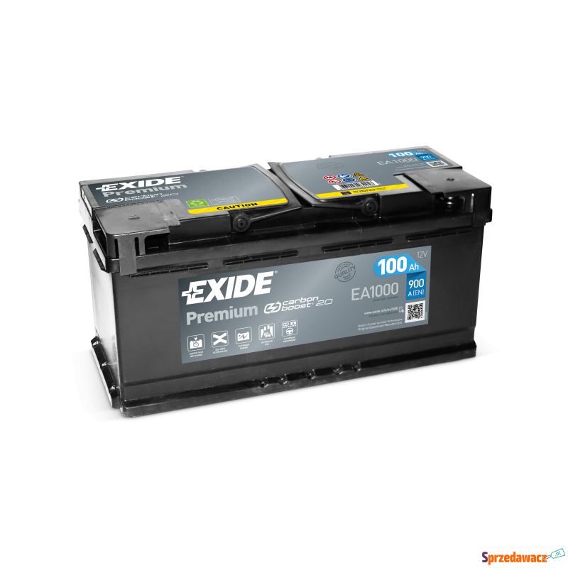 Akumulator 100Ah 900A Exide Premium Darmowy dowóz - Akumulatory - Radom