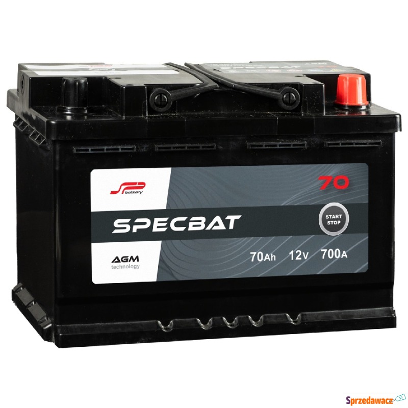 Akumulator 70Ah 700A AGM Specbat - Akumulatory - Piotrków Trybunalski