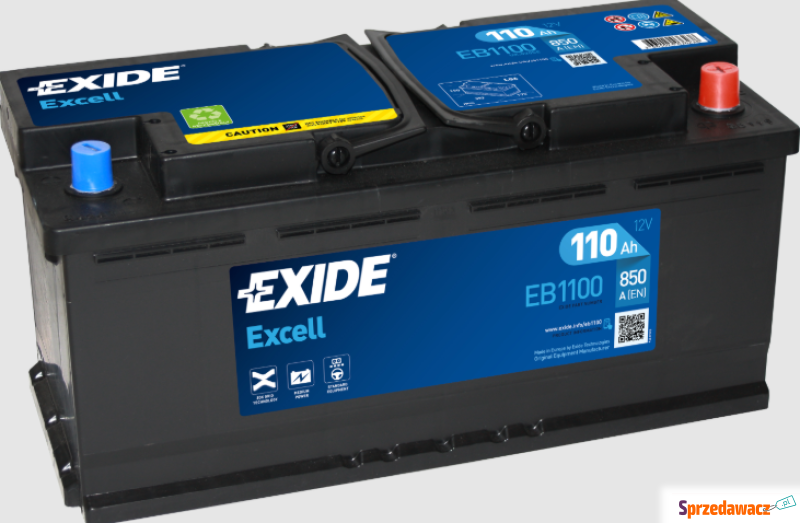 Akumulator 110Ah 850A Exide Excell EB1100 Prawy... - Akumulatory - Kalisz