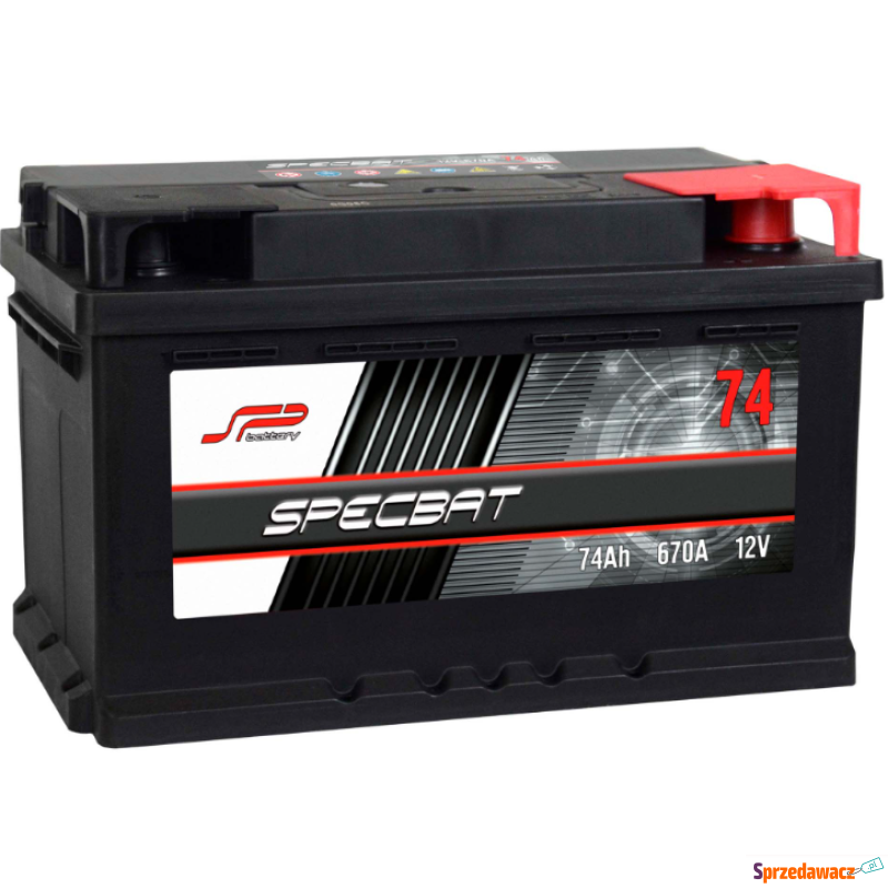 Akumulator 74Ah 670A Specbat Prawy...