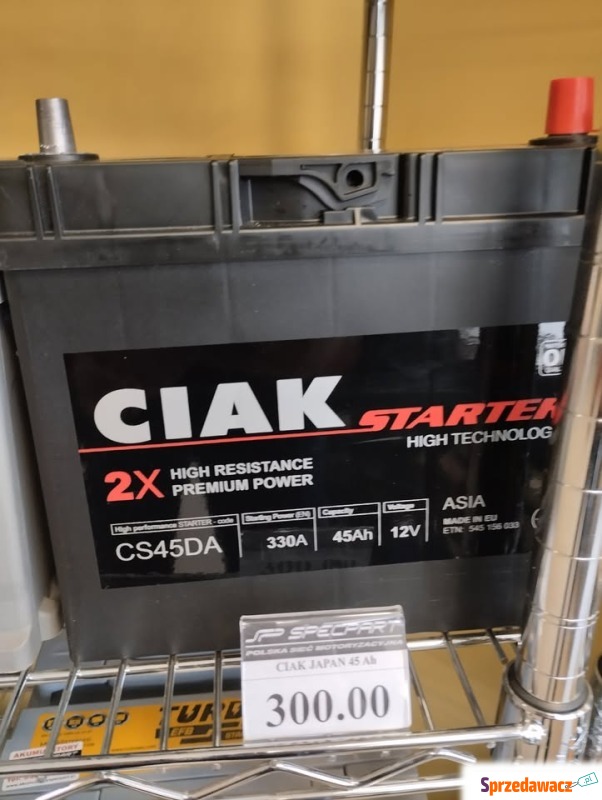 Akumulator 45Ah 330A Ciak Japan