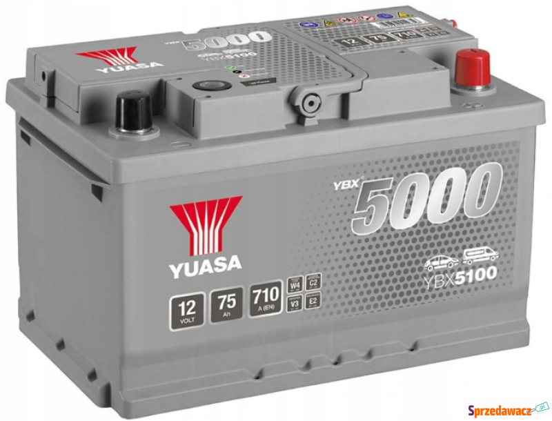 Akumulator 75Ah 710A Yuasa Silver...