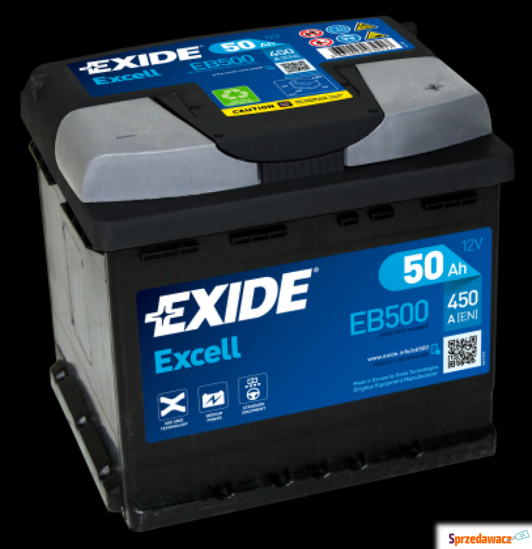 Akumulator 50Ah 450A Exide Excell...
