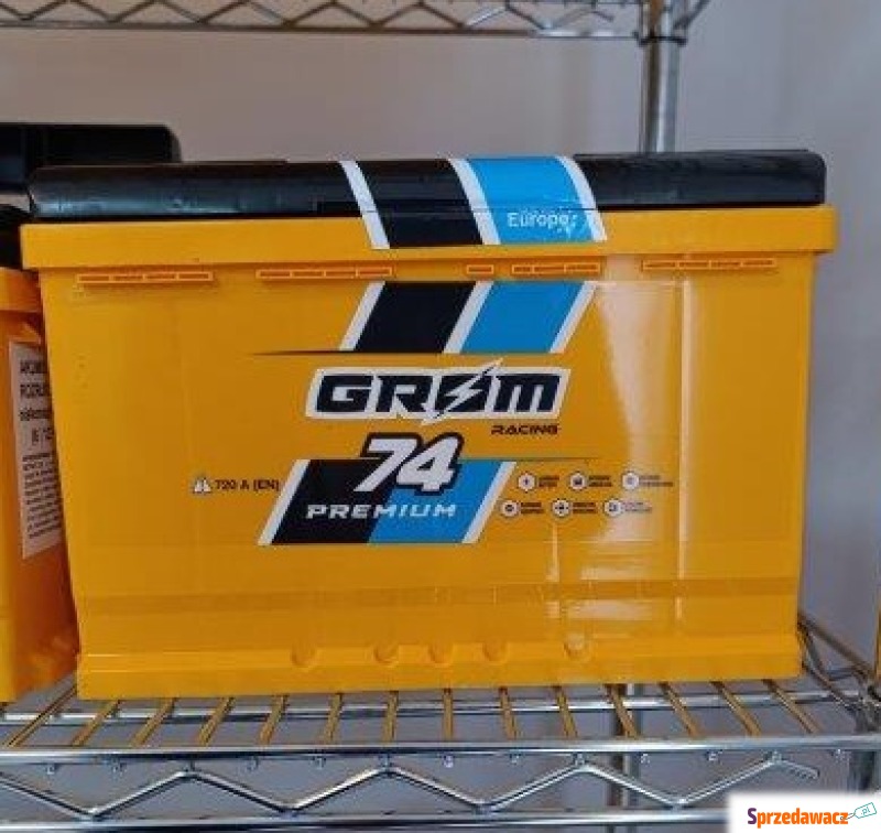 Akumulator 74Ah 720A EN GROM Racing...