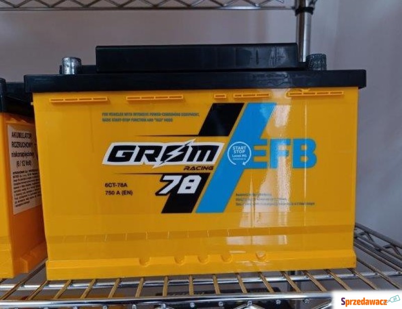 Akumulator 78Ah 750A EN Grom Racing...