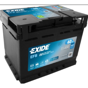 Akumulator 60Ah 640A Exide Start&Stop Efb EL600... - Akumulatory - Kalisz - zdjęcie 1