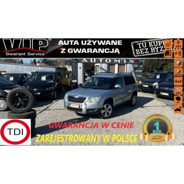 Škoda Yeti - Najlepsza 2.0 TDI - 4x4 *Gwarancja w cenie AUTOMI-X PL - 150 aut