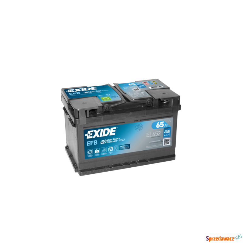 Akumulator 65Ah 650A Exide Start Stop Efb EL652... - Akumulatory - Kalisz