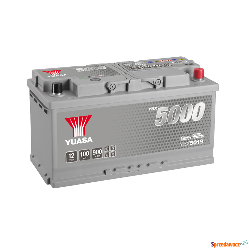 Akumulator 100Ah 900A Yuasa Silver Prawy Plus - Akumulatory - Kalisz