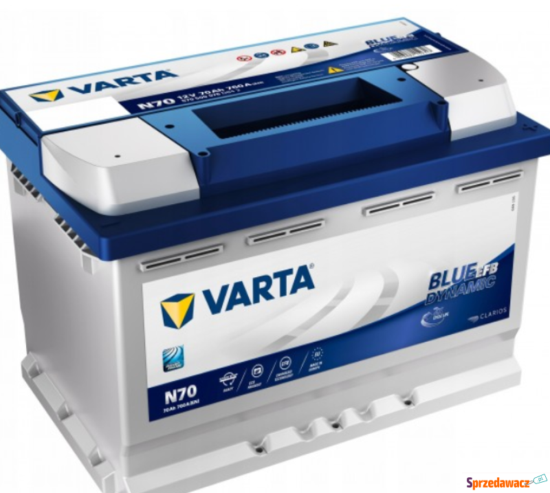 Akumulator 70Ah 760A Varta Blue Dynamic Efb S... - Akumulatory - Siedlce