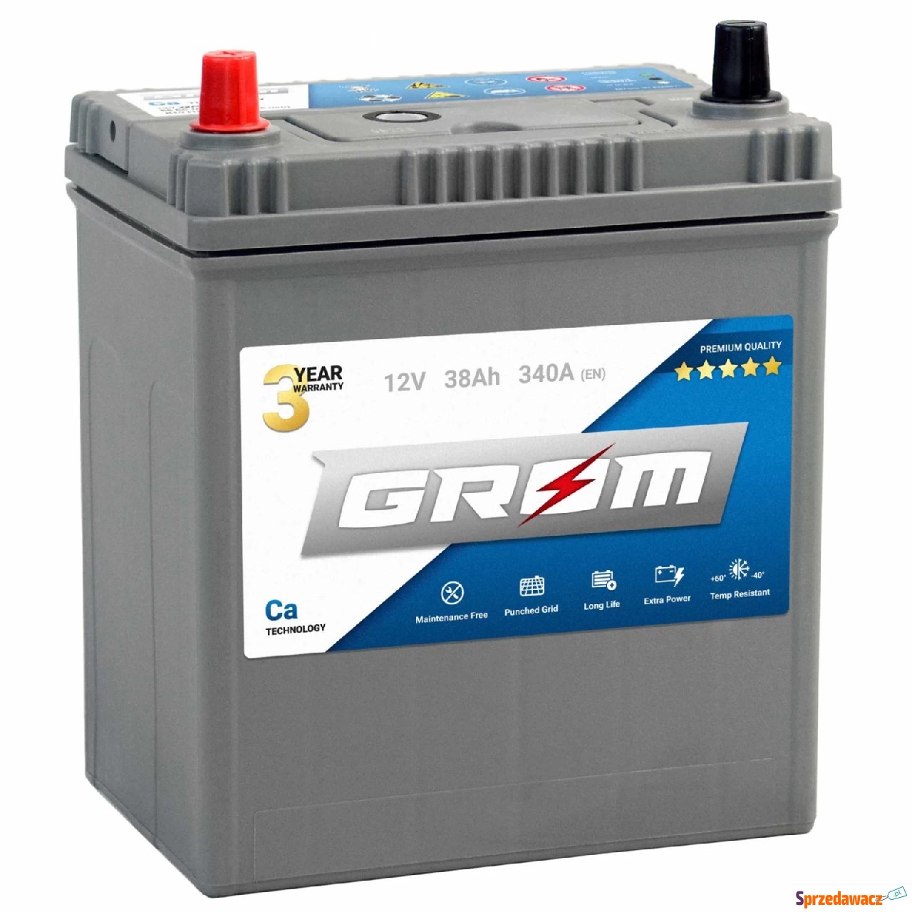 Akumulator 38Ah 340A Japan GROM...