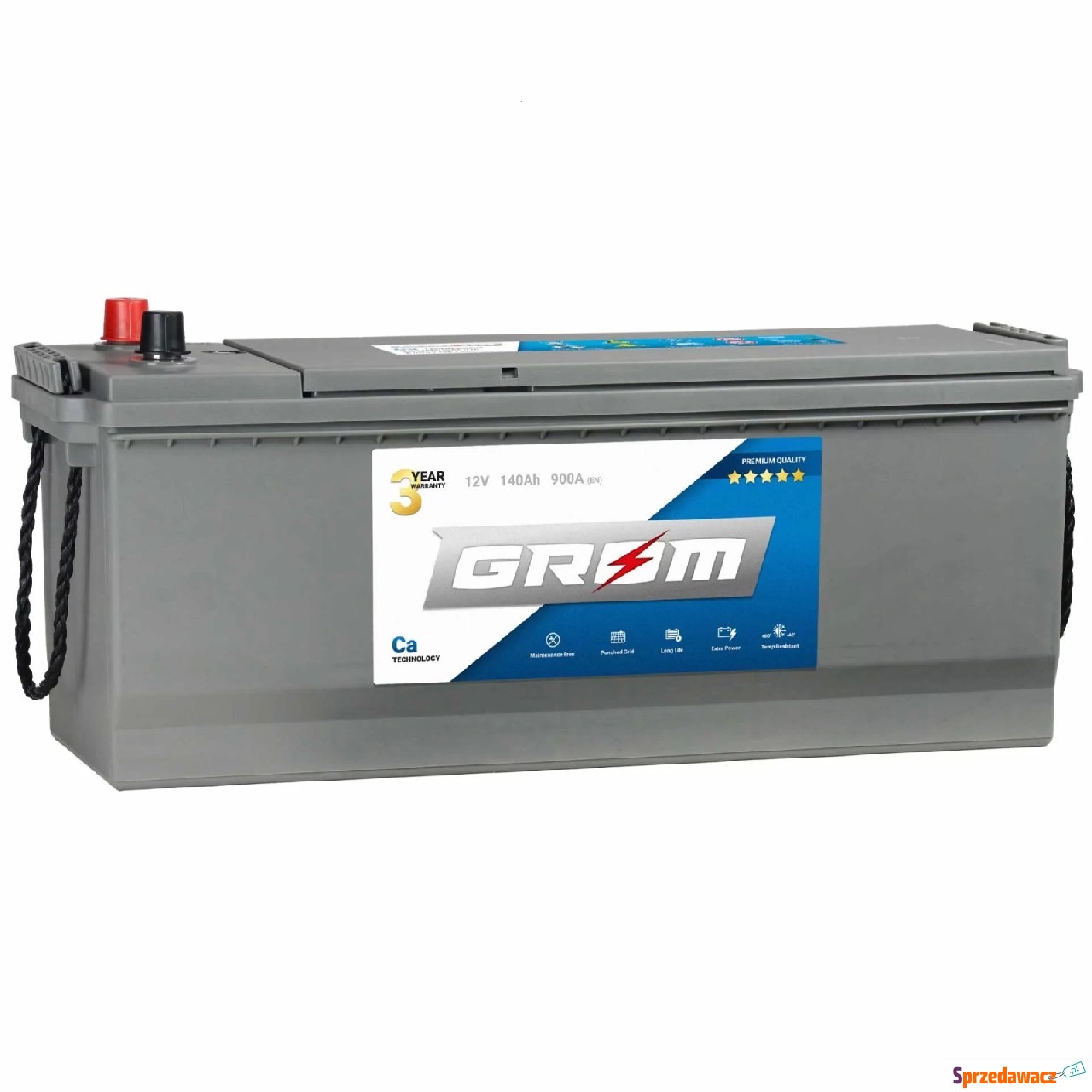 Akumulator 140Ah 900A EN Grom Premium
