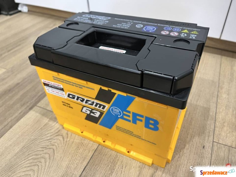 Akumulator EFB 63Ah 620A Grom Racing