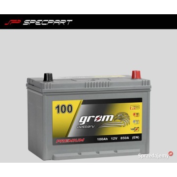 Akumulator 100Ah 850A Japan GROM Premium - Akumulatory - Mielec - zdjęcie 1
