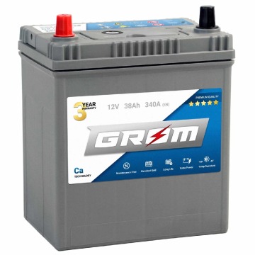 Akumulator 38Ah 340A Japan GROM Premium - Akumulatory - Mielec - zdjęcie 1