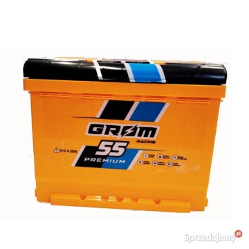 Akumulator 55Ah 510A Grom Racing - Akumulatory - Mielec - zdjęcie 1