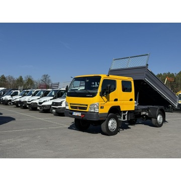 Mitsubishi Canter Fuso 4x4 17C18D 4.9/180KM Wywrotka 3-stronna - Brygadówka DOKA 7 osób Klimatyzacja