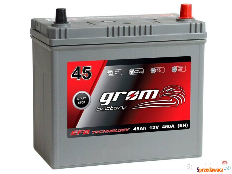 Akumulator EFB 45Ah 460A Japan Grom - Akumulatory - Mielec