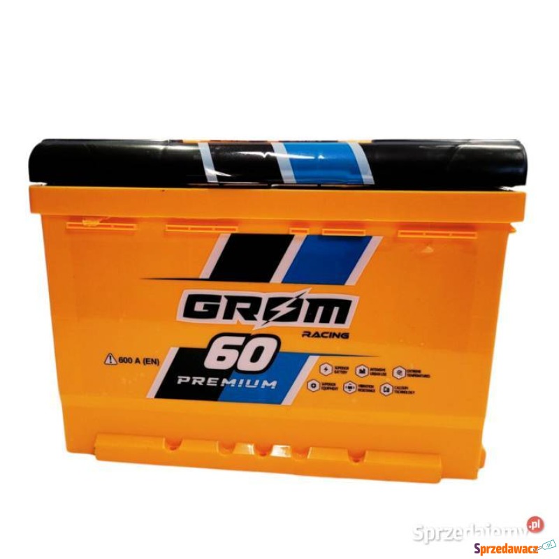 Akumulator 60Ah 600A Grom Racing - Akumulatory - Mielec