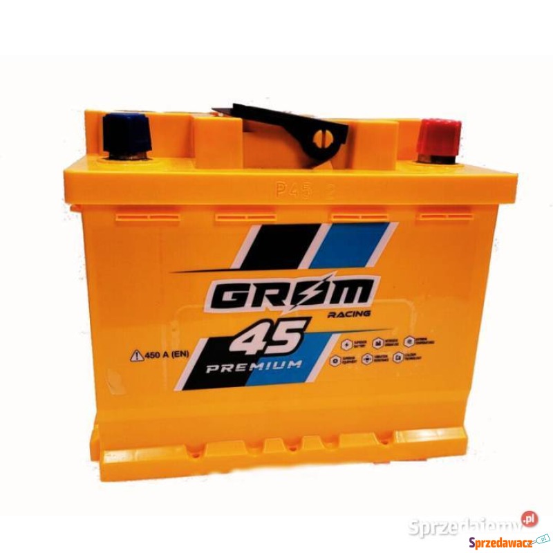 Akumulator 45Ah 450A Grom Racing - Akumulatory - Mielec