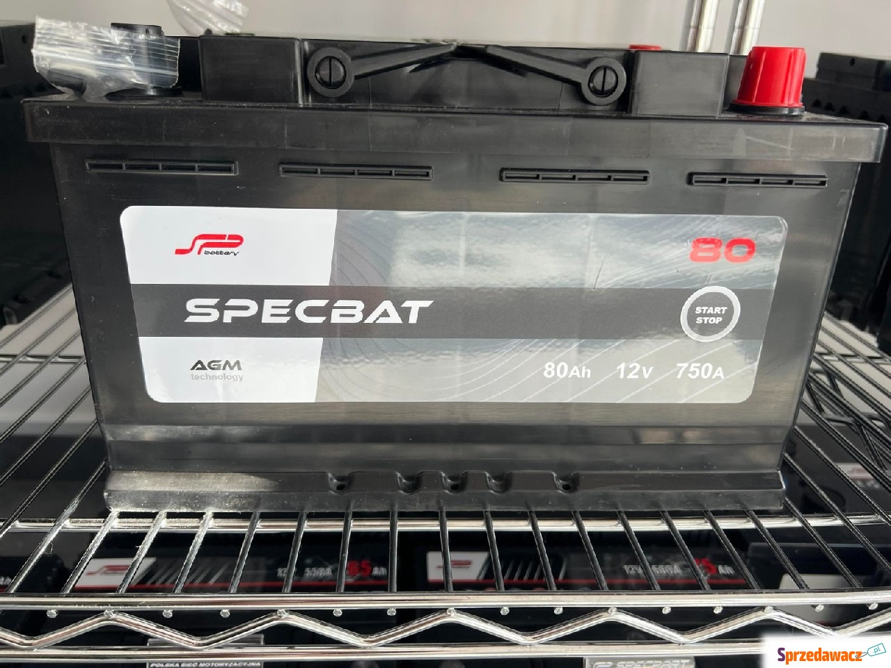 Akumulator AGM 12V 80Ah 750A Specbat