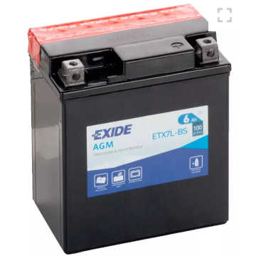 Akumulator YTX7L 12V 6Ah 100A motocyklowy Exide