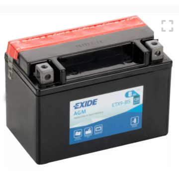 Akumulator YTX9-BS 12V 8Ah 120A motocyklowy Exide