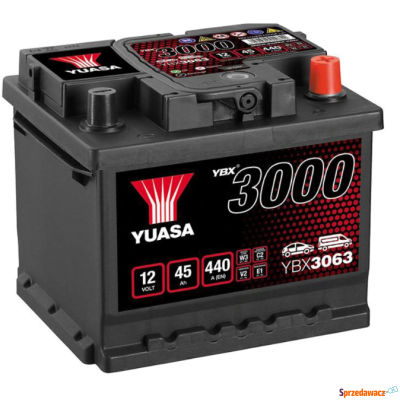 Akumulator 45Ah 440A Yuasa Standard...