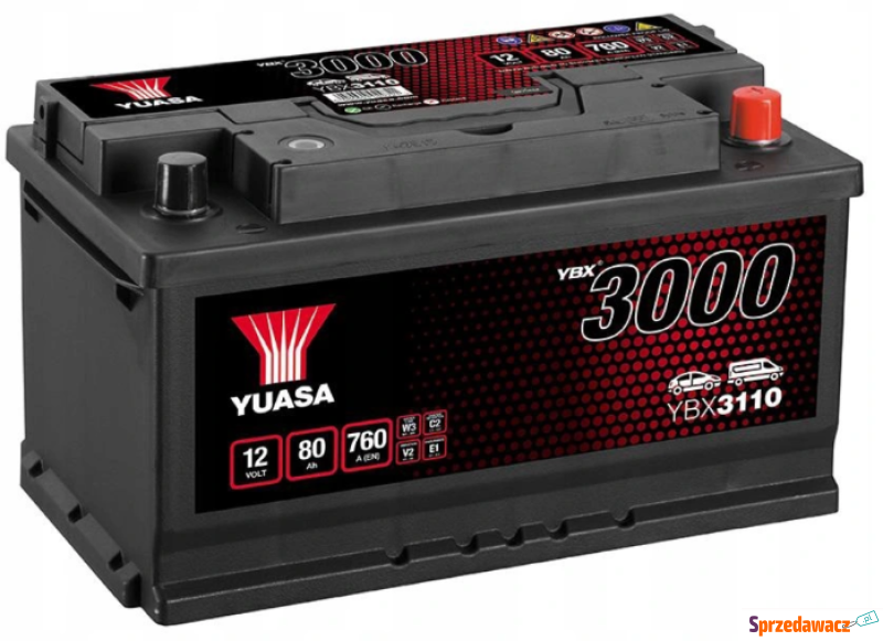 Akumulator 80Ah 760A Yuasa Standard...