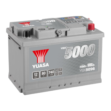 Akumulator 80Ah 740A Yuasa Silver Prawy Plus - Akumulatory - Kalisz - zdjęcie 1