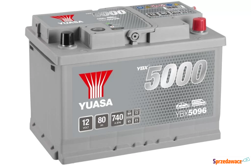 Akumulator 80Ah 740A Yuasa YBX5096