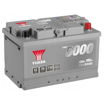Akumulator 12V 75Ah 710A EN Yuasa Silver Prawy... - Akumulatory - Bełchatów - zdjęcie 1
